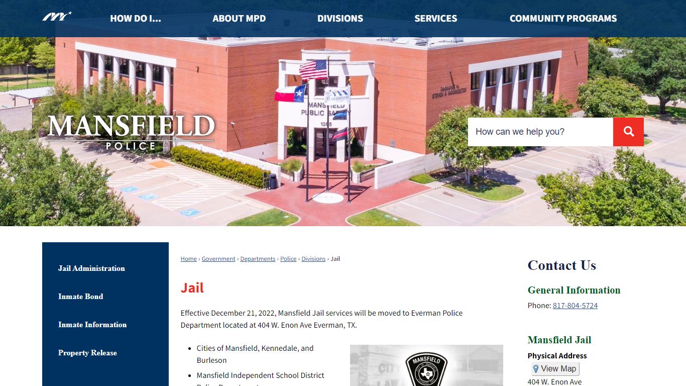 Jail | Mansfield, TX